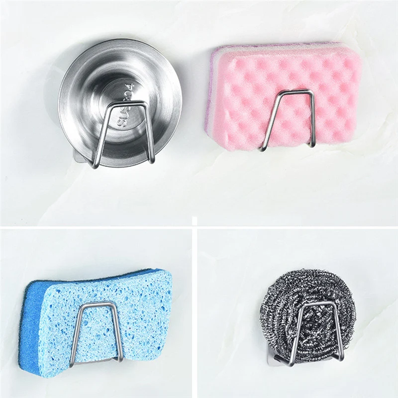 Title 1, Dishcloth sponge drain rack for kitchen organiz...