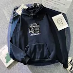 Moletom com capuz de veludo acolchoado, solto e manga longa plus size feminino. Roupa feminina versátil e confortável para diversas ocasiões. — foto 25