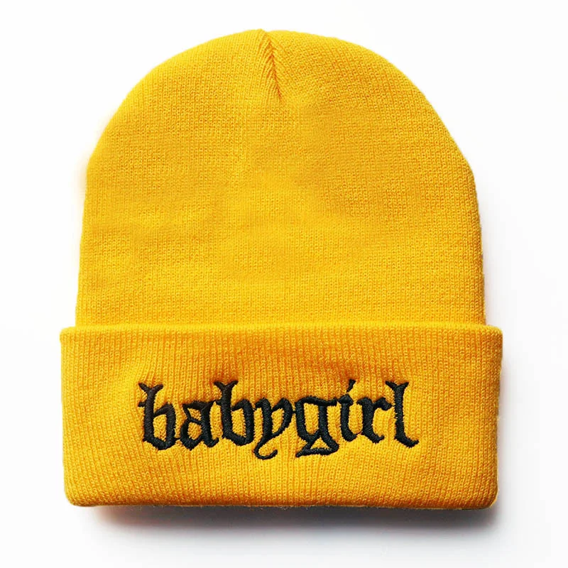 Title 7, Embroidered Knitted Hat Warm Pullover Hip Hop