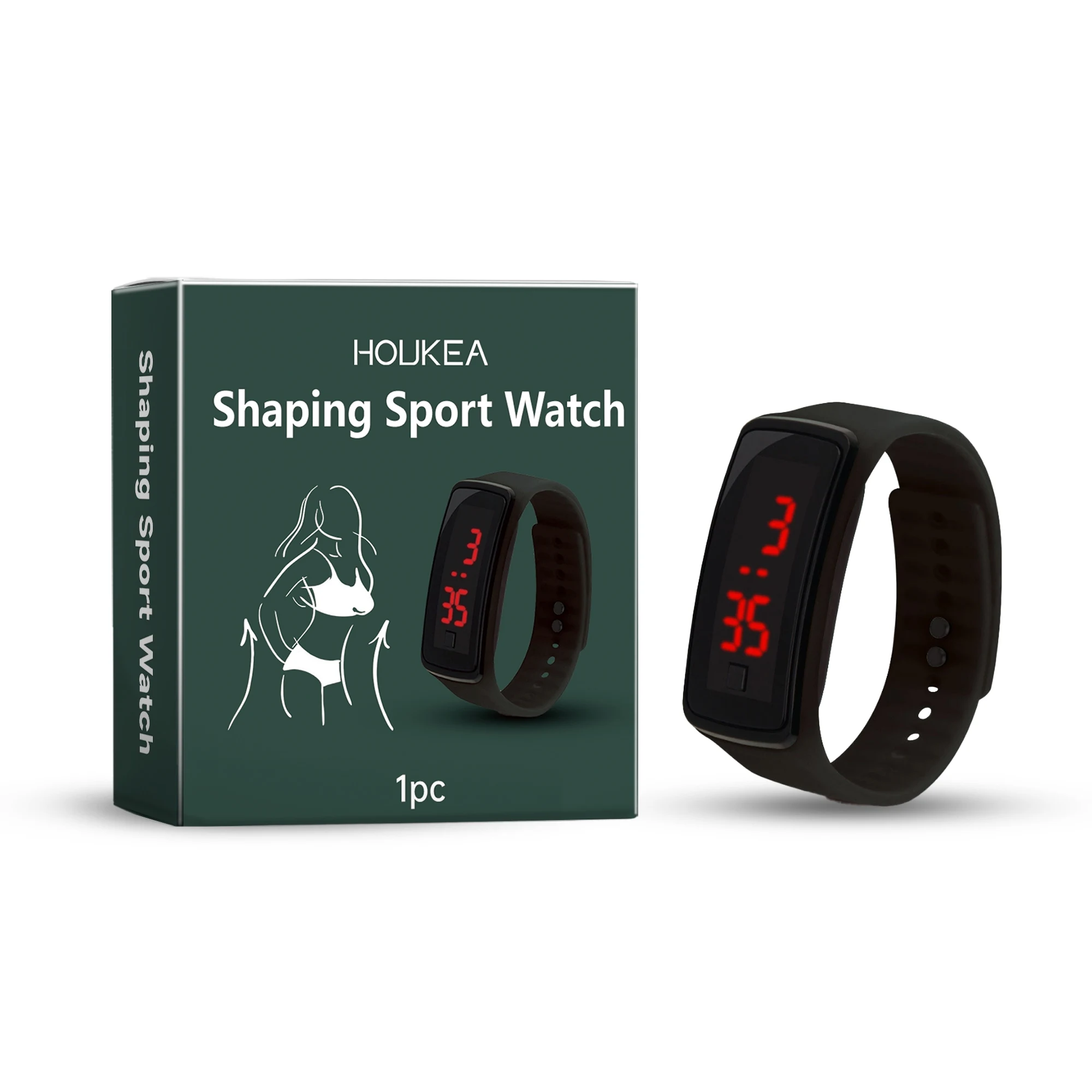 Title 1, Relógio Esportivo Shaping para Fitness e Bem-Es...