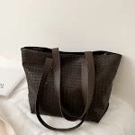 Bolsa tote grande de um ombro só para celebridades da internet, fashion, simples e versátil, bolsa de ombro com grande capacidade para o seu dia a dia. — foto 1
