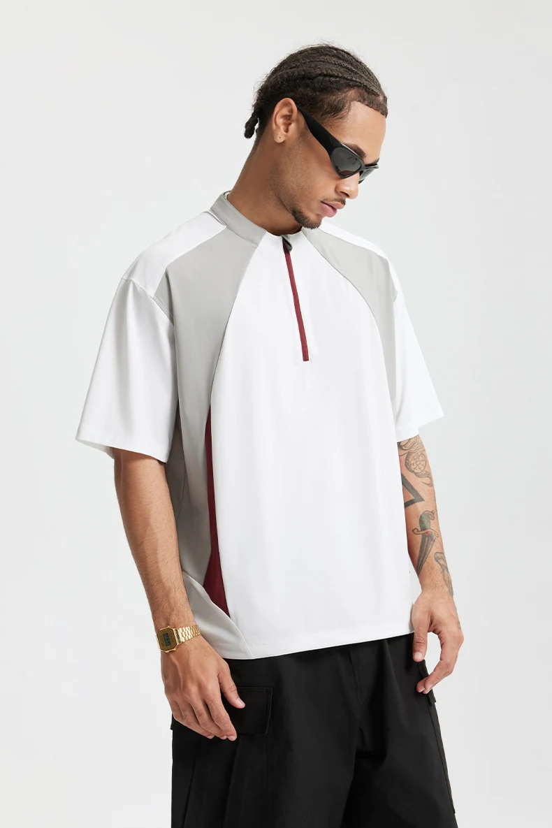 Title 8, Mens stitching lightweight shirt, featuring lo...