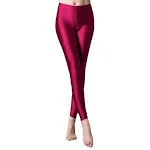 Cream fluorescent candy color gloss pants for a vibrant look. Enjoy comfort and style with these trendy, eye-catching pa — photo 3