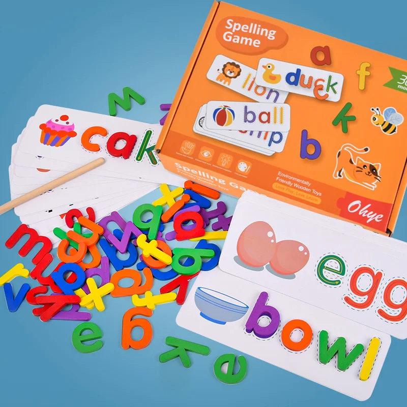 Children's Early Education 26 English Letter Card Educational Toys. Learn the Alphabet and Develop Early Learning Skills — photo 17