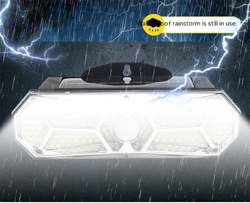 Title 4, Solar Human Body Induction Lamp Outdoor Waterpr...
