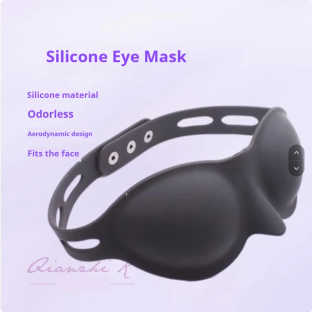 Silicone and Latex Eye Mask For restful sleep and relaxation. Blocks light, reduces eye fatigue and provides comfort. Ex — photo 1
