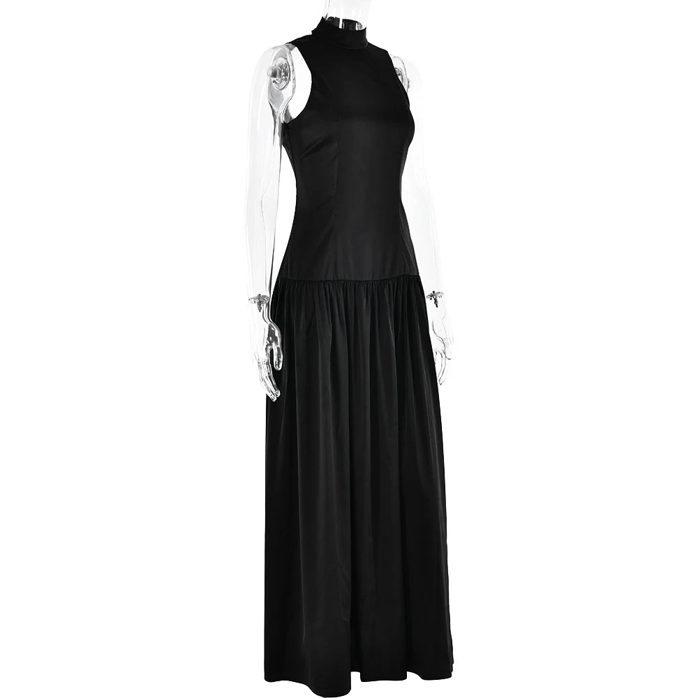 Title 3, Rundhals-Kleid für Mädchen, ärmellos, rückenfre...