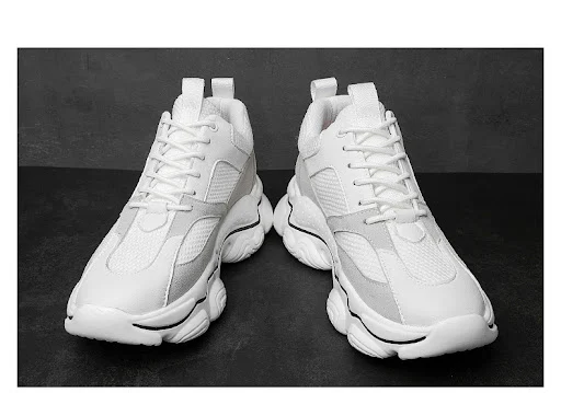 Title 23, Sapatos Casuais Masculinos com Couro, Costura, ...