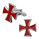 Abotoaduras de punho para camisa masculina Red Cross — foto 4