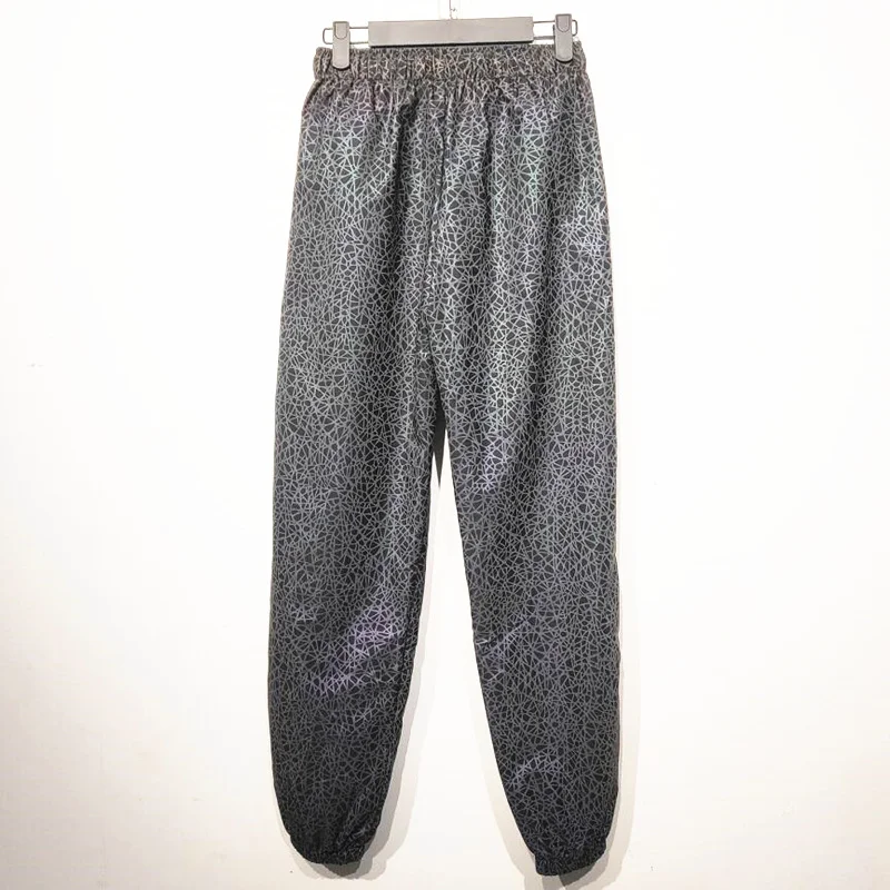 Title 16, Colorful reflective cross-border pants European...
