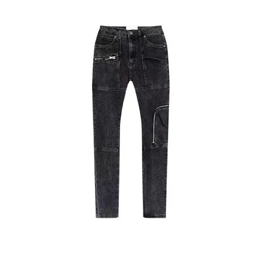 Title 7, Jeans mit Reißverschluss, Knopf, Waschung und m...
