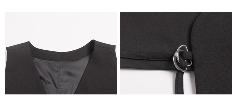 Title 2, Womens Dark Irregular Design Sense Black Vest ...