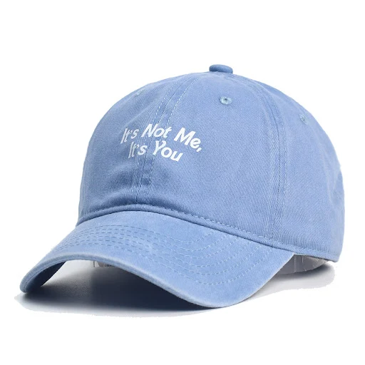 Title 9, Washed Cotton Printed Distressed Dad Hat for Me...