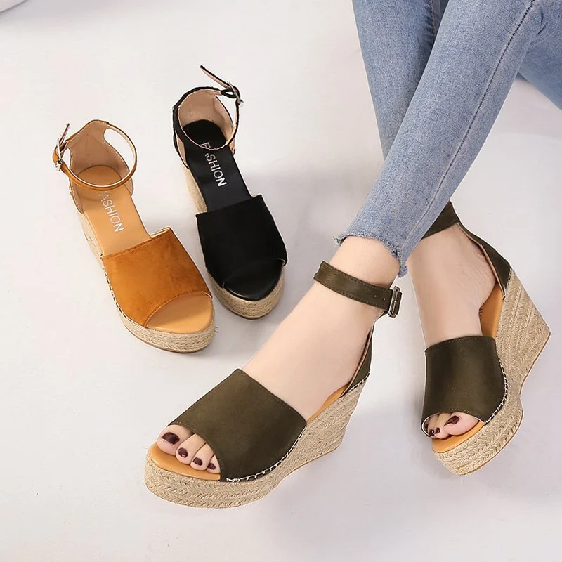 Title 6, Womens Buckle Fish Mouth High Heels for a styl...