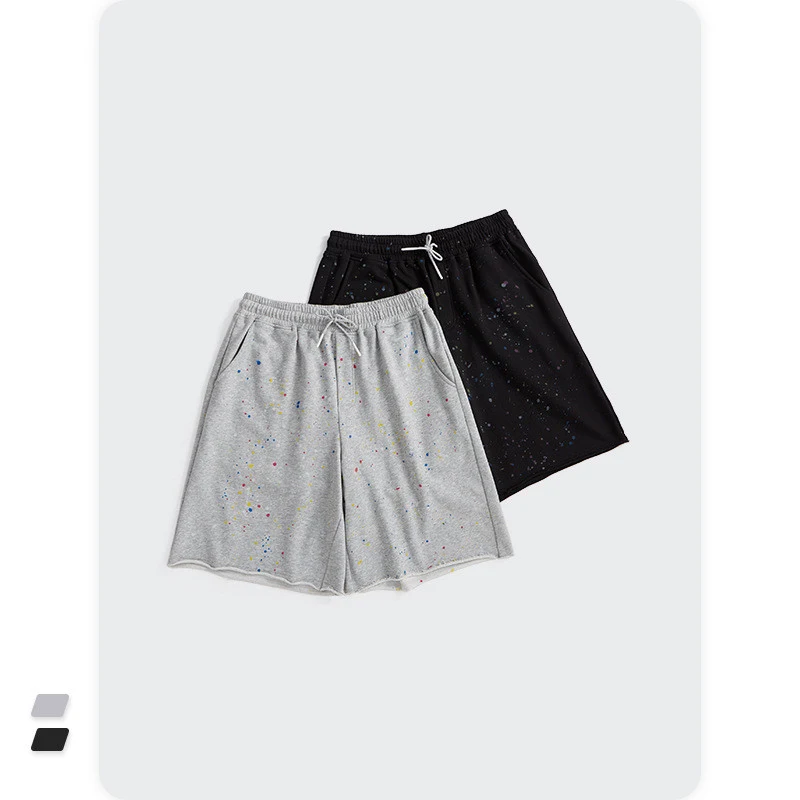 Title 3, Novos Shorts de Moletom Tricotado Estilo Rua Eu...