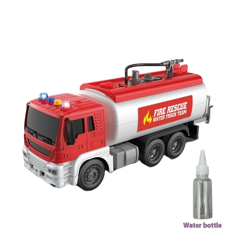 Caminhão de Bombeiro com Escada Aérea Brinquedo, Borrifador de Água, Veículo de Resgate para Heróis Mirins — foto 20