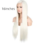 Peruca Front Lace de Fibra Química com Touca e Linha Capilar Natural, proporcionando um visual realista e confortável — foto 17
