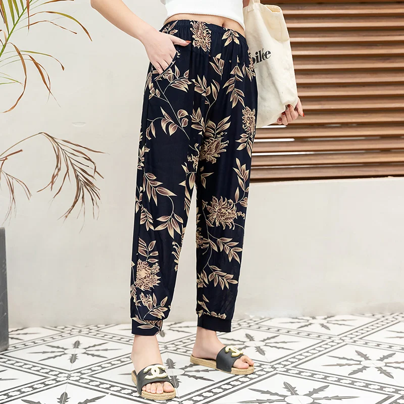 Women's thin ice silk bloomers, breathable and lightweight. Perfect for summer, providing comfort and coolness all day l — photo 5