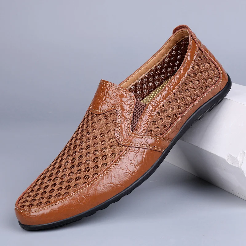 Genuine Leather Summer Comfort Men's Sandals Sneakers. Experience ultimate comfort and style this summer. Perfect for ev — photo 1