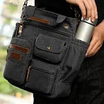 Bolsa Oxford multifuncional masculina, casual de negócios, grande capacidade. Perfeita para trabalho, viagens e estilo. — foto 3