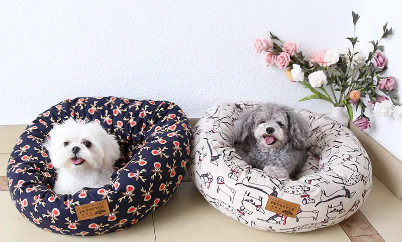 Small Square Nest Teddy Bichon Pet Kennel Dog Mat Four Seasons Universal Warm Nest provides comfort and warmth for your — photo 37