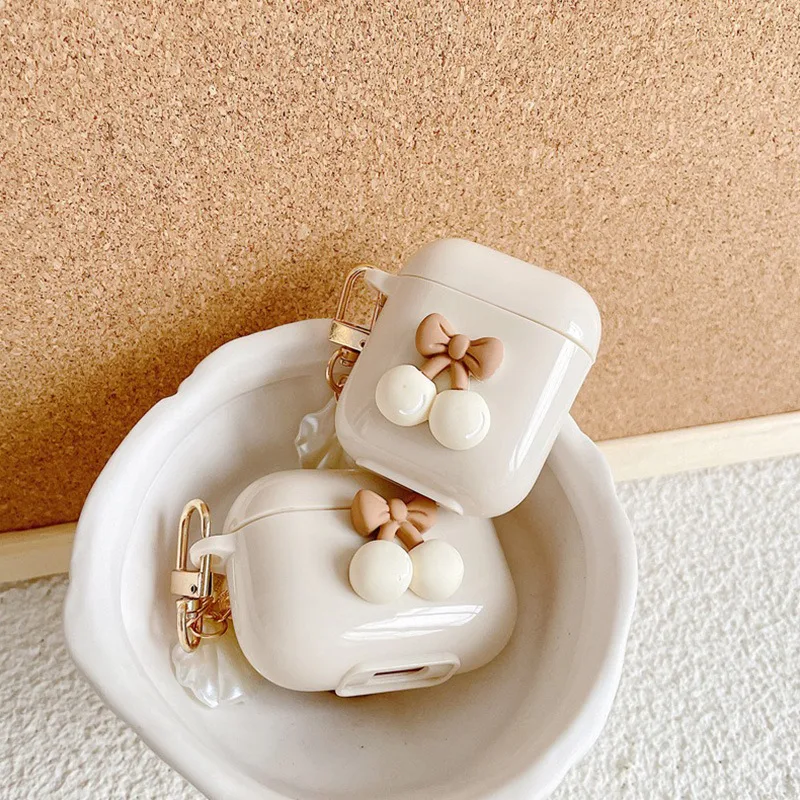 Title 7, Earphone Sleeves Protective Shell Pearl Solid C...