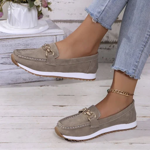 Title 12, Womens Fashion Round Toe Slip-on Platform Casu...