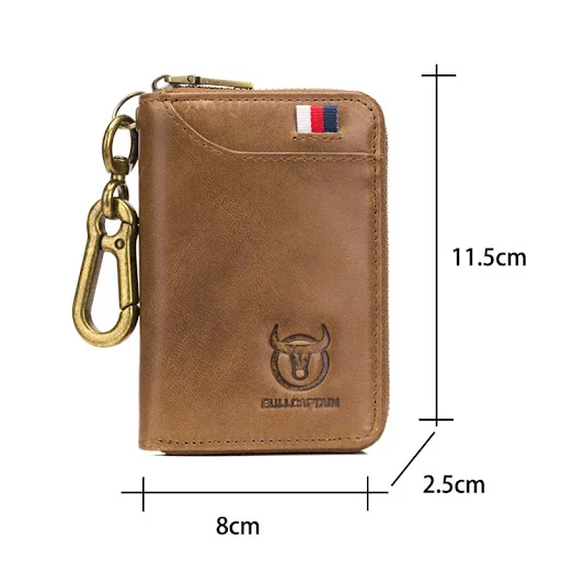 Title 1, Mens Leather Car Key Case Waist Access Guard A...