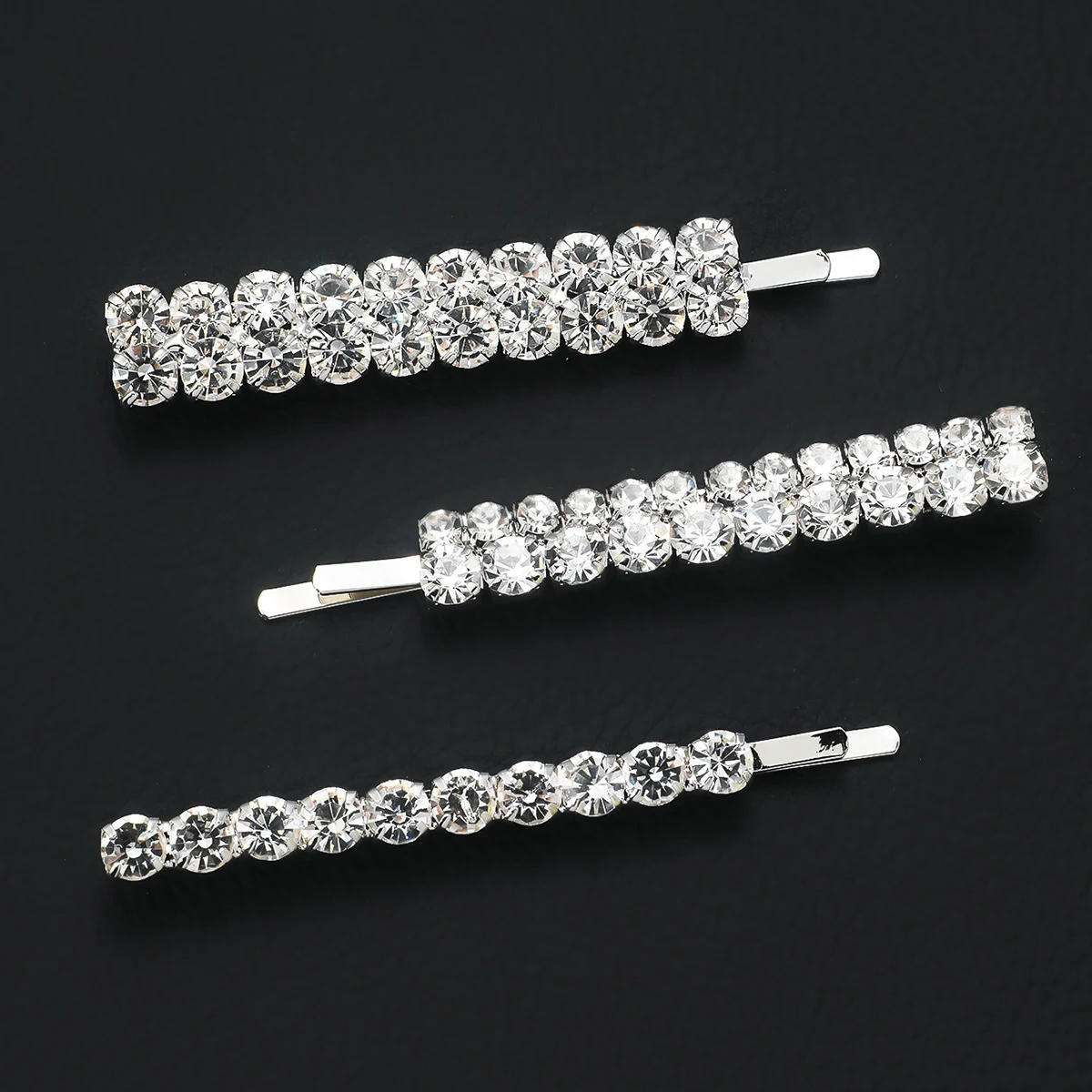 Title 6, Fashionable crystal hair clips for women, these...