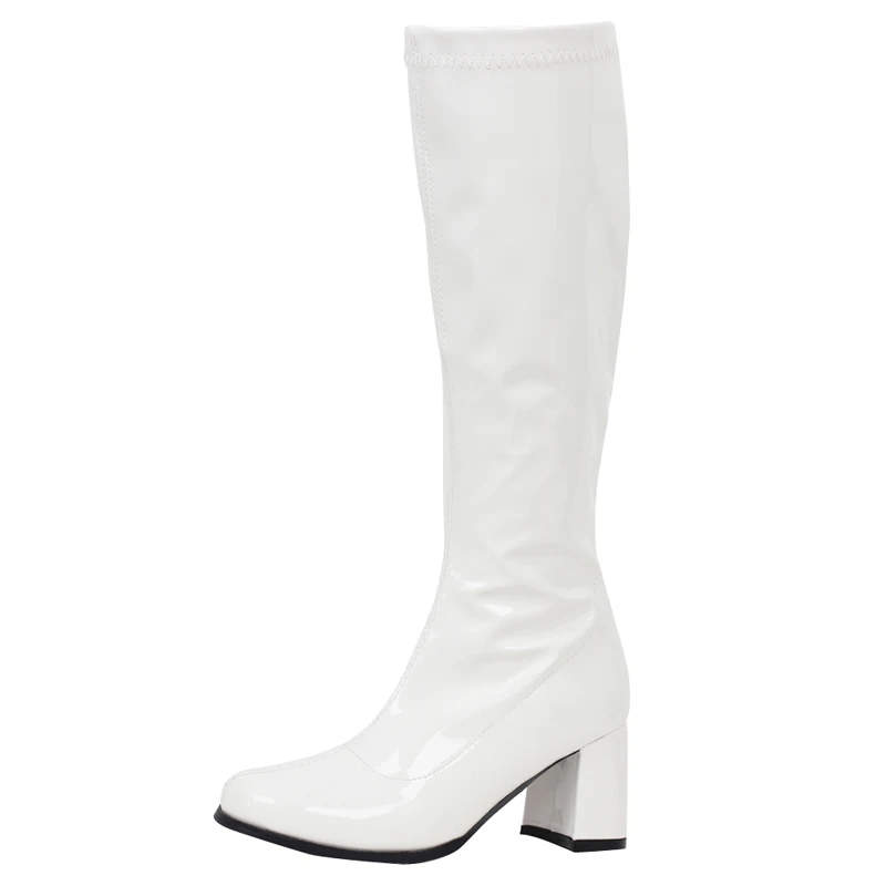 Title 7, Eenvoudige patentleren Martin boots met dikke h...