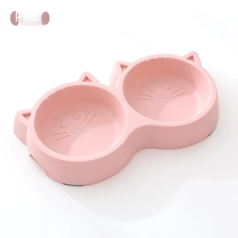 Title 8, Cuenco para gatos con diseño de macarons de plá...