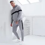 Moletom esportivo casual com capuz para homens, ideal para esportes e uso diário. Confortável, estiloso e perfeito para um visual descontraído. — foto 2