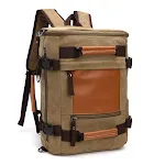 Bolsa de viagem de lona espaçosa e durável, perfeita para viagens de fim de semana e aventuras. Leve seus pertences com estilo e segurança. — foto 2