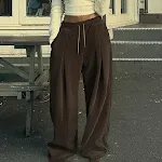 New Cross-border European and American Corduroy Knitted Wide-leg Pants Comfortable and Stylish Everyday Wear — photo 4
