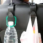 Universele auto stoel haak. Creëer meer ruimte, hang boodschappentassen, jassen en meer op. Houd je auto schoon en netjes. — foto 4