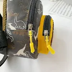 Bolsa de peito infantil retrô Dinossauro Oxford, leve e com estampa de raio. Mochila de ombro infantil, ideal para crianças, leve e estilosa. — foto 2