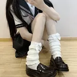 Harajuku Style Hot Girl JK Preppy Calf Long Tube Bunching Socks – Trendy, Youthful Look for Girls – Perfect for Adding S — photo 11