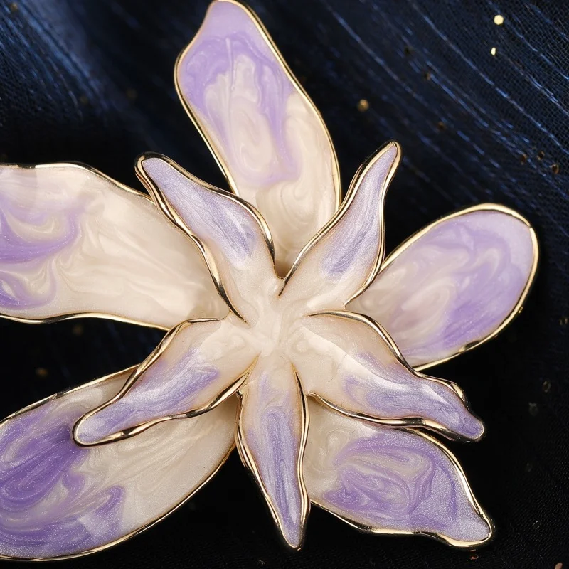 Broche Flor de Bauhinia Francesa Super Bonita para Mulheres — foto 8