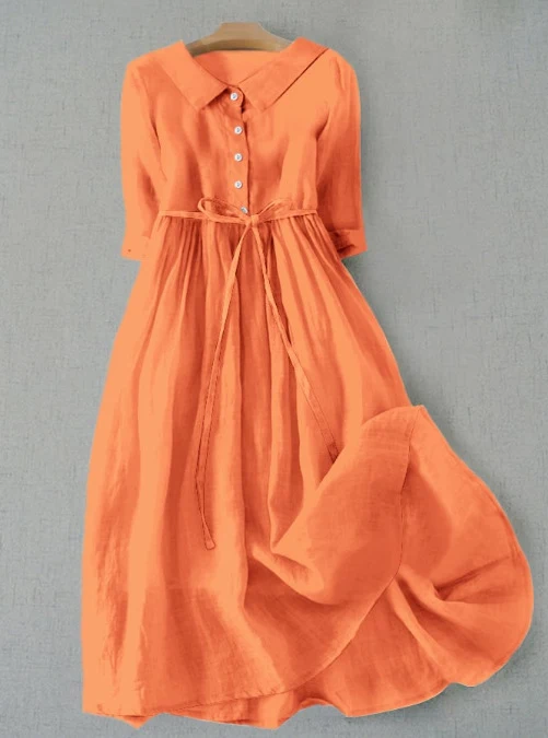 Women's Shirt Short Sleeved Floral Shirt Dress — photo 5