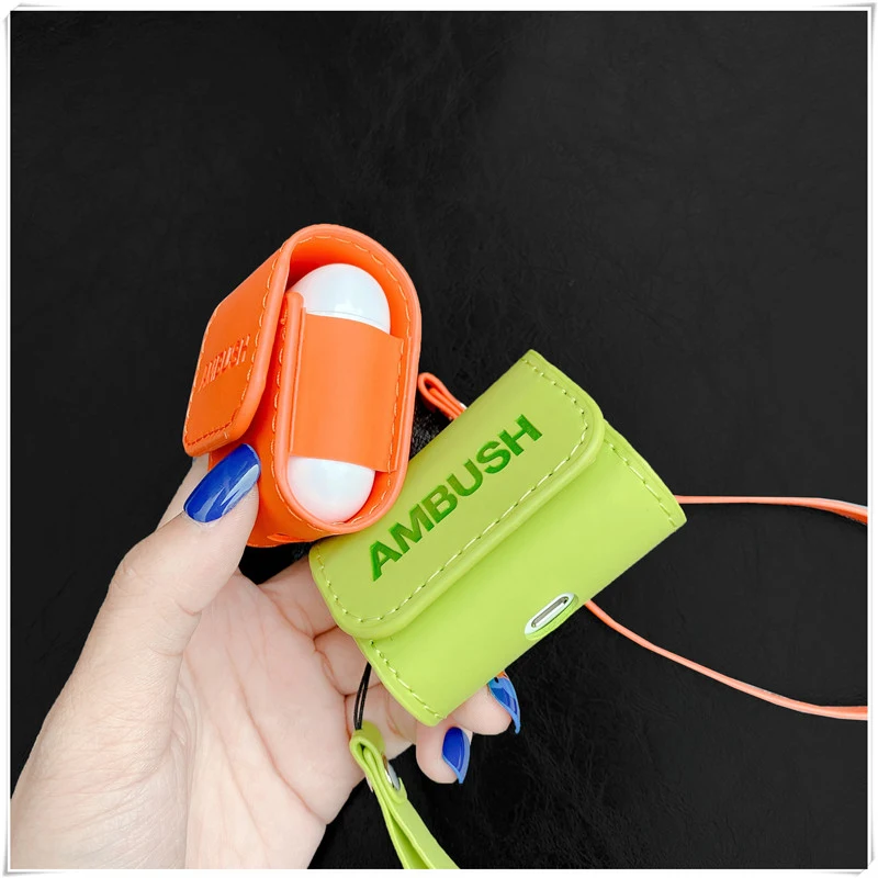 Title 6, Leather Case for Apple Earphones Protect your A...