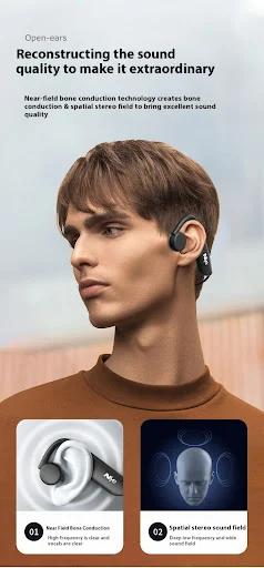 Title 4, Wireless Sports Non-entry Otica Sensor Neck-mou...