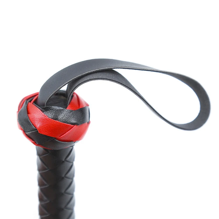 Title 2, Multiple Black and Red Braided Loose Whips for ...