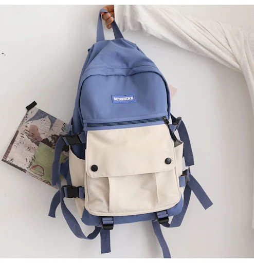 Title 11, Japanese Tooling Color-Blocking Backpack for st...