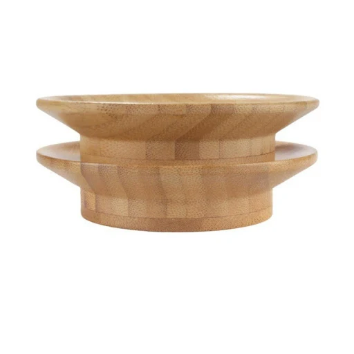 Title 3, Bamboo Wine Cup Lid Dual-use Bamboo Coaster. En...