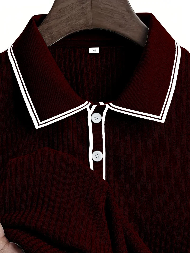 Title 3, Mens POLO Short-sleeved Shirt Summer Breathabl...