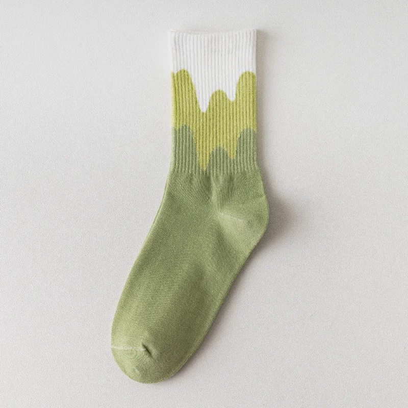 Calcetines de mujer estilo japonés con diseño de helado, calcetines tubo cremosos, suaves y cómodos para uso diario, perfectos para cualquier ocasión. — foto 8
