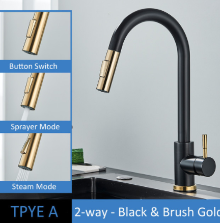 304 Stainless Steel Kitchen Pull-out Faucet — Enhance your kitchen with this durable and easy to use pull-out faucet for — photo 12