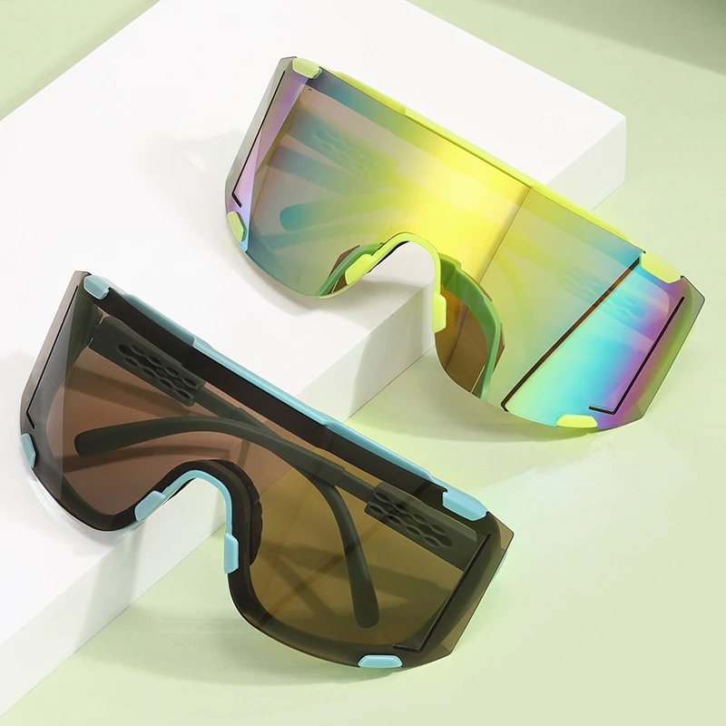 Colorful Outdoor Riding Sports Glasses UV Protection and Stylish Design for Clear Vision and Comfortable Wear during Cyc — photo 10