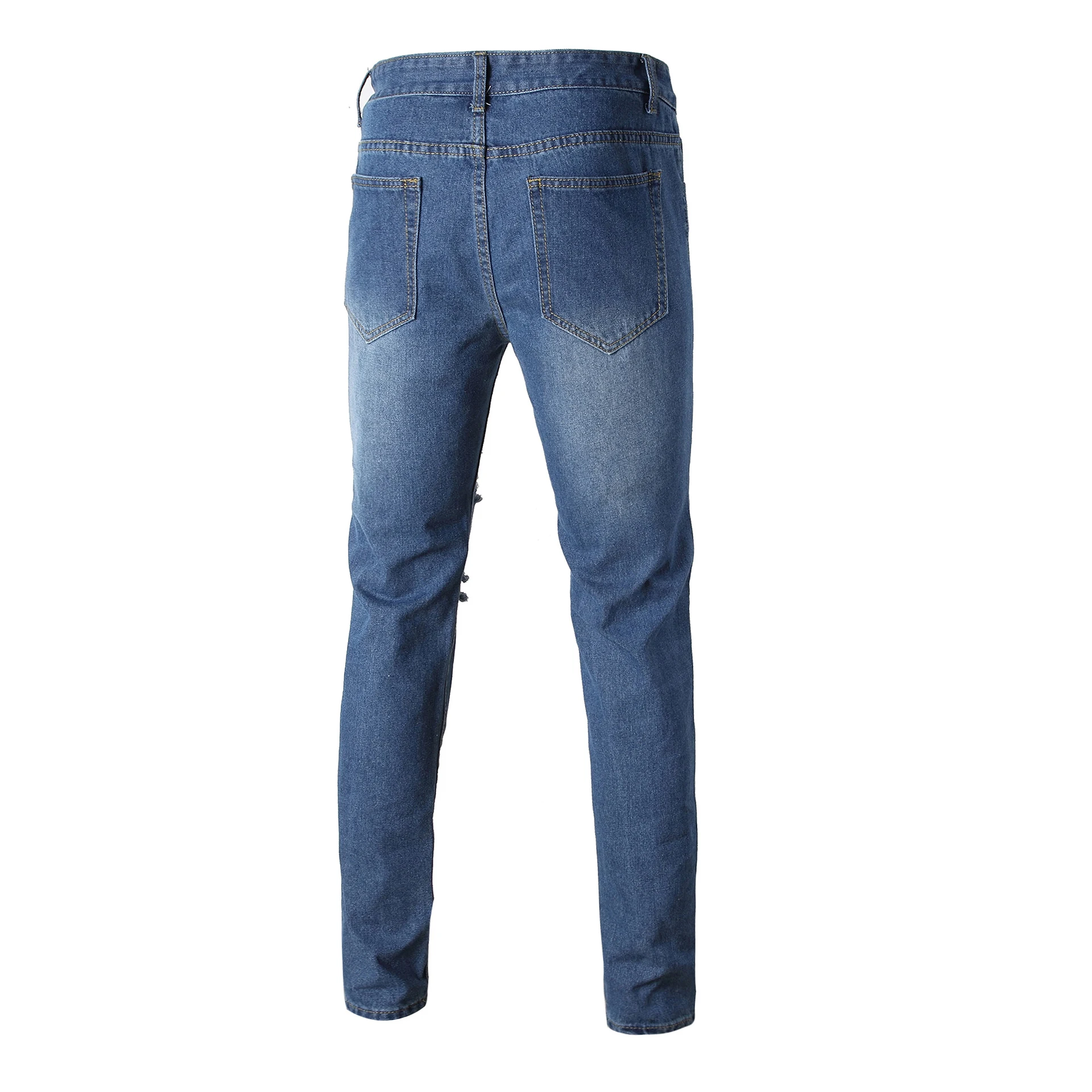 Slim fit slim straight motorbroek voor heren. Strakke pasvorm en rechte pijpen voor comfort en bescherming op de motor. — foto 2