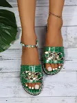 Plus size women's sandals in European and American fashion, casual and flat. Comfortable summer footwear for everyday we — photo 25